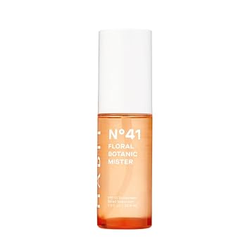 HABIT N41 Floral Botanic Facial Sunscreen Mist SPF 41 Touchless Application Over Makeup, Travel Size 0.9 oz