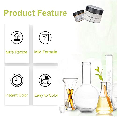 Permotary Hair Color Wax Styling Cream Mud, Temporary Hair Dye Wax Great For Party, Cosplay, Halloween,Fancy Dress, 4.23 Oz (Orange) #TOP2