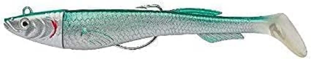 Berkley PowerBait Power Sardine, Fishing Hook, Soft Lures, Sea Fishing, Saltwater Soft Bait Minnow Paddle Tail Lure for Bass, Seabass, Pollack, Cod, Eel, Ling and Wrasse, Ayu Green, 10g | 9cm โ image 1