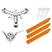 Microheli CNC Triple Orange Plastic Blades Conversion Set - OMP Hobby M1