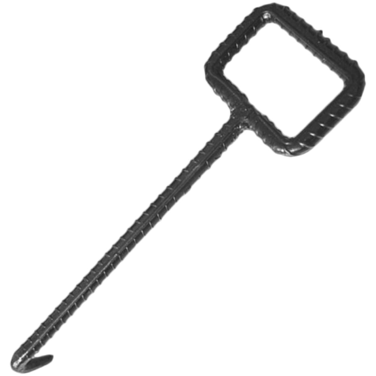 Crochet de Levage en Acier Noir pour Regard et Porte à Volet Roulant, Multi-fonctionnel et Résistant pour Usage Extérieur