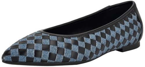 Nine West Largo, Zapatos Tipo Ballet Mujer, Denim Negro Azul 003, 37.5 EU Nine West Largo, Zapatos Tipo Ballet Mujer, Denim Negro Azul 003, 37.5 EU