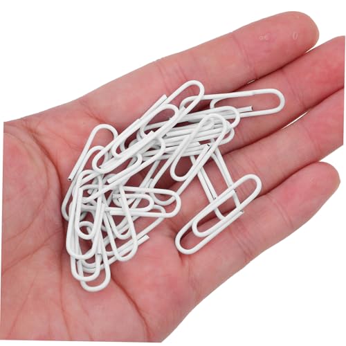 750 trombones de bureau en métal blanc VILLCASE pour tri de documents