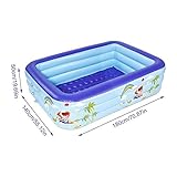 -La piscina inflable ofrece el diseño práctico para ser excelente uso en, conveniente para todas las estaciones, resistentes a la abrasión, materiales.