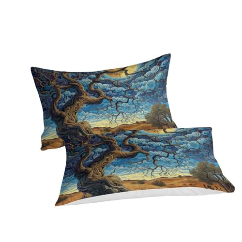 Parure de lit l'arbre de vie 3D King en microfibre premium douce au toucher