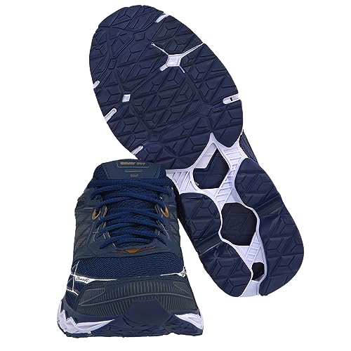 Tenis Masculino Esportivo Original Dubbele Wave Force 20 Confortavel (42, Marinho)