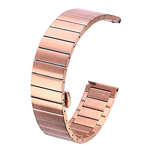 18mm 20mm22mm���j�o�[�T���X�e�����X�X�`�[���E�H�b�`�o���h�E�H�b�`46mm�E�H�b�`3�M�AS3�X�g���b�v�����p�u���X���b�g(Pink,18mm Universal)