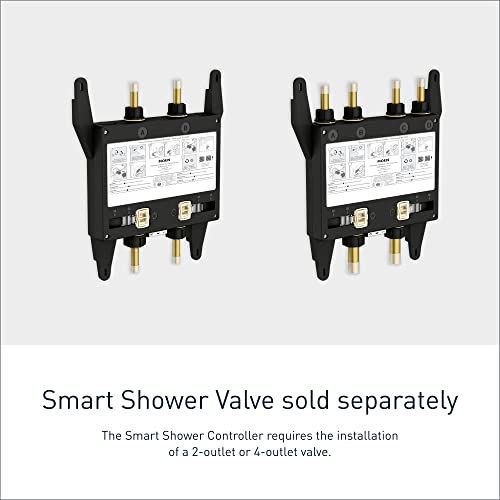 Moen Matte Black Smart Shower 4-Outlet Digital Water Controller for Thermostatic Shower Valve, TS3304BL by Moen - Image 5
