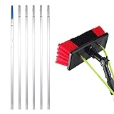 Water Fed Pole Kit, 26ft Length Water Fed Brush, 8m Water Fed Cleaning System, Aluminum Outdoor Wind