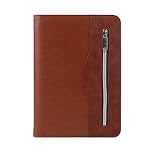 Diseño mejorado: carpeta de anillos especialmente diseñada de 15 mm de diámetro, puede contener más de 100 hojas de papel, fácil de volver a pedir y organizar tu nota y hacer que el cuaderno de cuero KXF A5 sea recargable reemplazando los papeles interiores. Cada organizador personal con cremallera KXF tiene 80 hojas (160 páginas) papel de alta calidad con forro blanco roto de escritura suave.