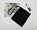 MAXFEEL 100% silk travel bags&gift bags with drawstring Jewelry pouch small silk gift bags solid dyed muticolor (Black)