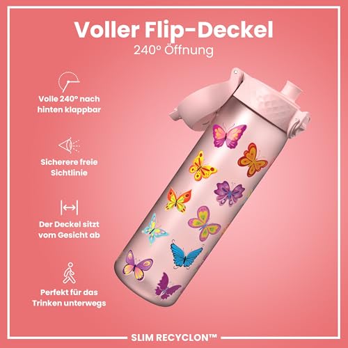ion8 Trinkflasche 500 ml, Auslaufsicher und BPA-frei