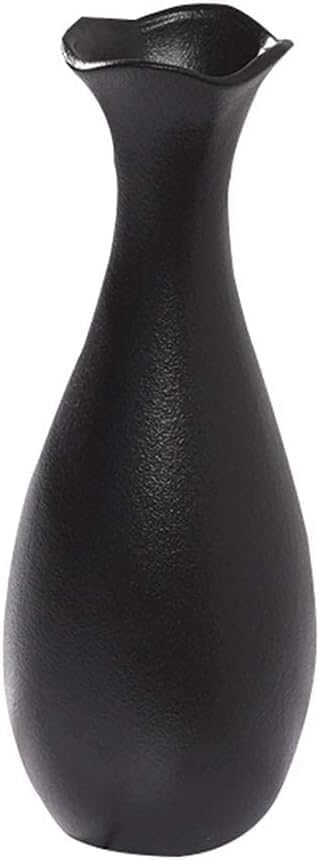 Vase en céramique noire Pupitre élégant pour la décoration de table