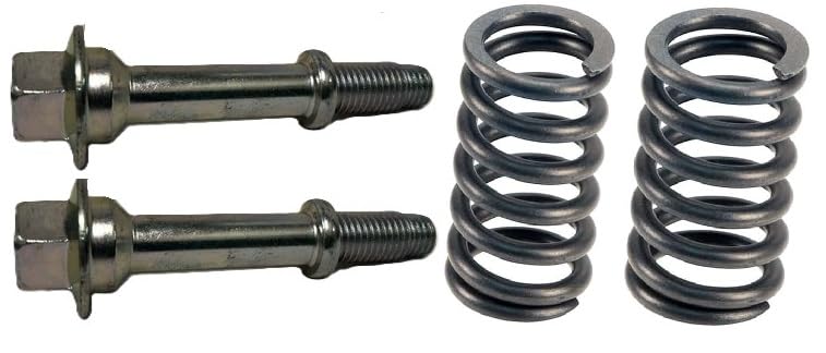 Toyota Genuine Exhaust Bolt and Spring Set, 2 Bolts and 2 Springs