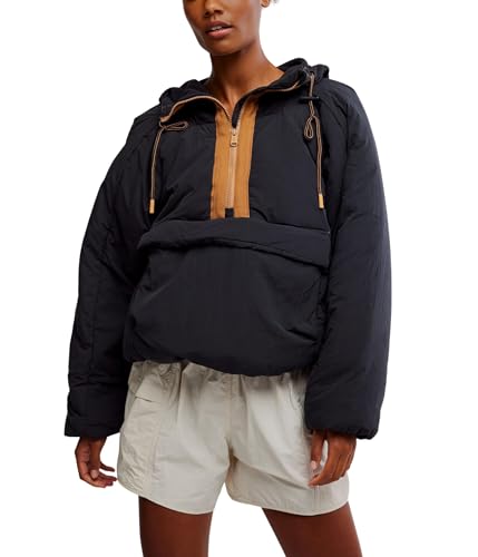 Free People Slope Side Puffer hood In Black New without tags FREE PEOPLE Slope Side Puffer Hood | endource main image 3