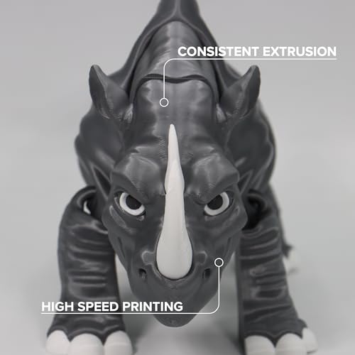 Image of Polymaker PETG Dark Grey 3D Printer Filament 1.75mm 1kg, High Speed PETG up to 300mm /s, High Strength New Formula, Excellent Layer Adhesion, Warp Free, Compatible with Most 3D Printers