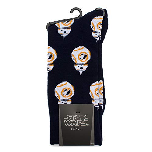 Star Wars BB-8 Navy Dress Socks, Shoe Size 6-12, One Size Fits Most, Officially Licensed by Lucasfilm LTD.3