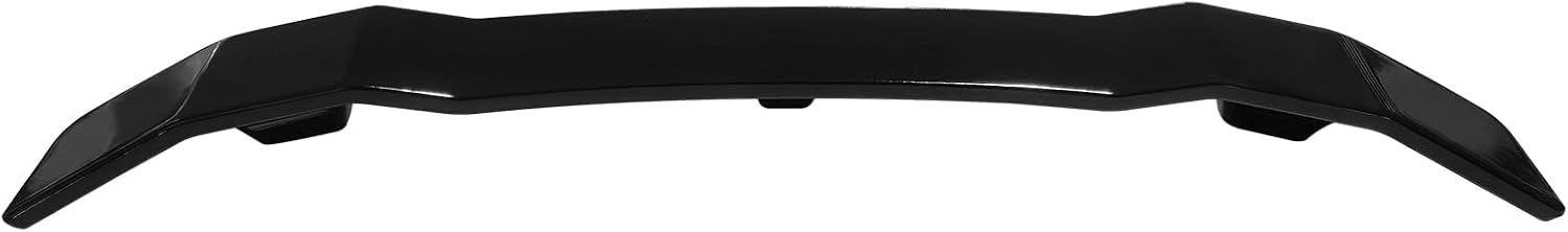 IKON MOTORSPORTS, Trunk Spoiler Compatible with 2021-2026 Hyundai Elantra, N Style Gloss Black ABS Plastic Rear Trunk Lid Spoiler Wing Lip