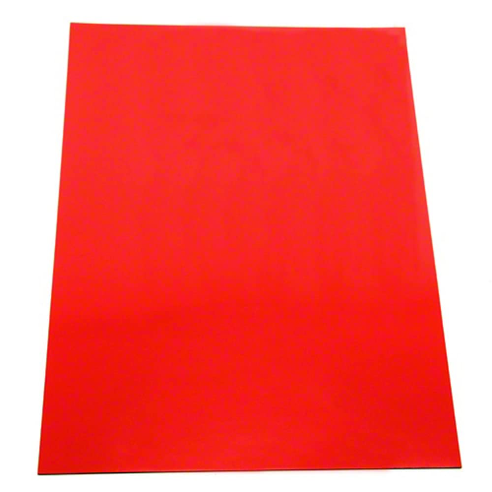 MagFlex® A4 Flexible Matt Red Magnetic Sheet for Creating Magnetic Artwork, Signs or Displays - Pack of 20