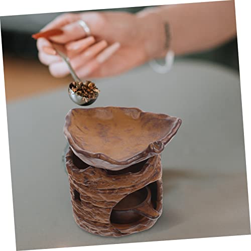 Brûleur de parfum en céramique rétro diffuseur d'arômes de table - 3