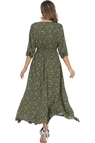 Image of Casual Summer Dresses for Women 2026 Maxi Dress Flowy Bohemian Beach Party