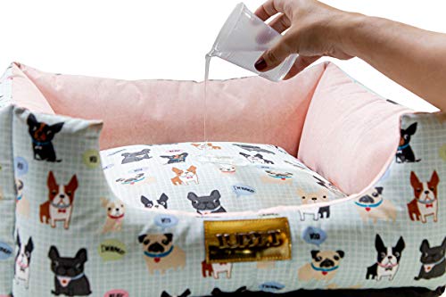 Cama Impermeável Para Cachorro Luppet Pequeno porte até 5kg Rosa Cachorro M