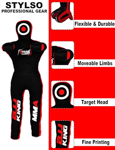 Ultimate Un-Filled Wrestling Dummy: Perfect for Grappling & Jiu Jitsu Training!