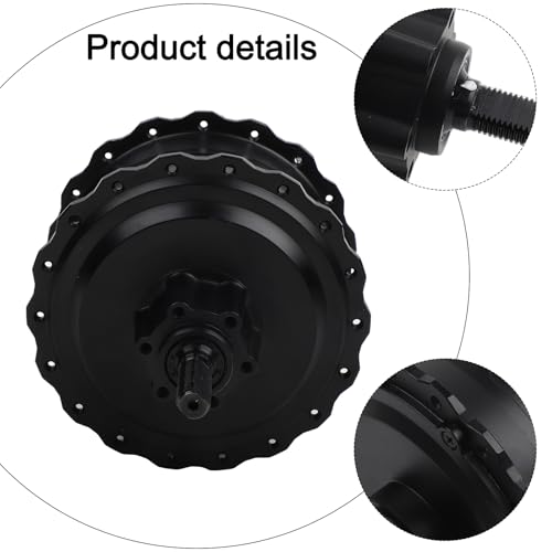 Image of 48V 750W Electric Fat Bike Hub Motor Brushless Rear Wheel Drive 20 24 26 Inch Bicycle Motor Kit, Ebike Hub Motor Kit, Rear Wheel Drive Motor(175MM 20inch)