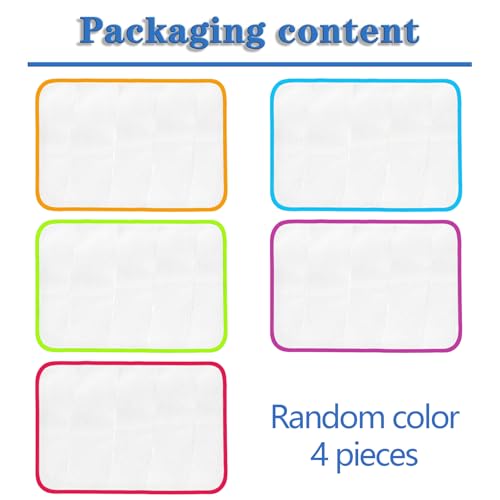 Devenirriche Ironing Cloth, 4 PCS 40 x 60cm Protective Clothing Iron Mesh Pressing Clothes Heat Resistant Ironing Mat Pressing Cloth Pad for Avoid Ironing Damage - Image 3