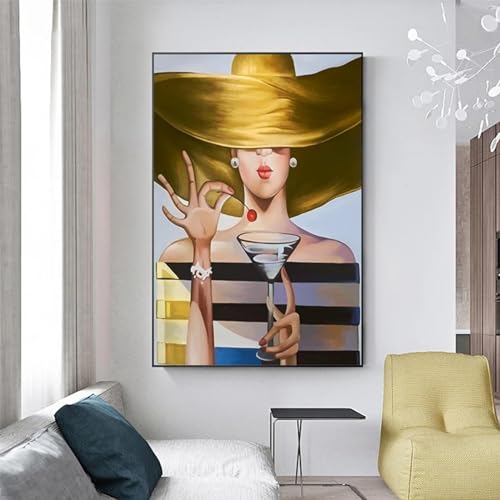 Art mural pour salon avec cadre intérieur 40x60 et impression abstraite