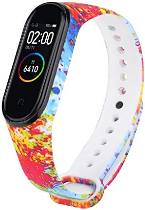 Smartband Band Compatible for Xiaomi Mi Band 4 Straps Smartwatch Wristband Replacement Band Silicone Smart Bracelet, ASTVSHOP Colorful Accessaries Waterproof Sport (19cm x 14cm x 1.5cm, C)