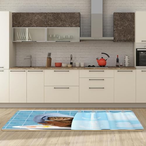 Tapete de cocina lavable VAPOKF de 2 piezas para proteger zonas húmedas 3