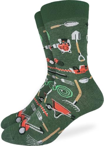 Good Luck Sock Men's Big & Tall Landscaping & Lawn Care Socks, Big & Tall, Shoe Size 13-17