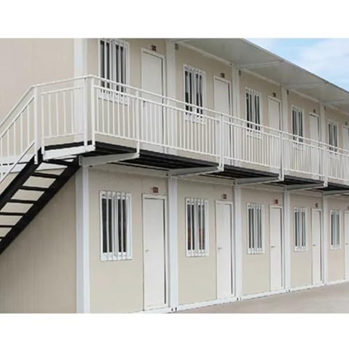 2 Story Modern Prefab Tiny Home for Sale Detachable Villa Container House for Adult Living Modular Prefabricated Home for Apartment Office Hotel School Tiny House Prefab Expandable Boxable Granny Flat - Image 4