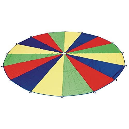 Excellerations Brawny Tough 20-Foot Rainbow Play Parachute for Kids with 16 Handles, Kids Toy (Item # P20) - Thumbnail 2
