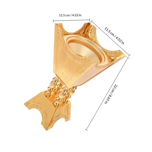 Brûleur de parfum en métal doré arabe, un objet décoratif d'exception - 3