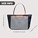 Aulenge Bolso Tote Mujer Elegante Bolso de Trabajo con Forro Suave y Cierre Magnético Bolso de Mano Minimalista para Oficina Eventos Gran Capacidad y Asas Reforzadas Azul Imagen de Aulenge Bolso Tote Mujer Elegante Bolso de Trabajo con Forro Suave y Cierre Magnético Bolso de Mano Minimalista para Oficina Eventos Gran Capacidad y Asas Reforzadas Azul