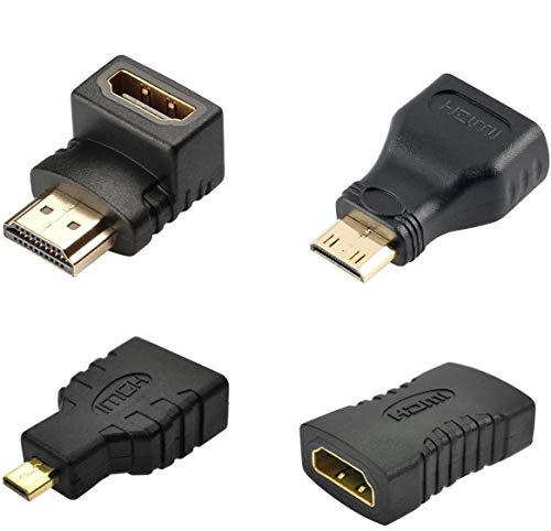 HDMI Cable Coupler Gold Plated HDMI Cable Connector hdmi Cable Adapter 1.4V Supports 3D & 4K Resolution