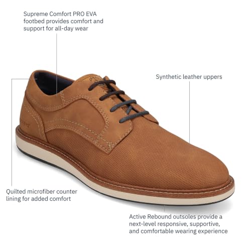 DOCKERS Mens Halstead Nubuck Casual Oxford, Dark Tan, 13M by DOCKERS - Used condition - Image 8