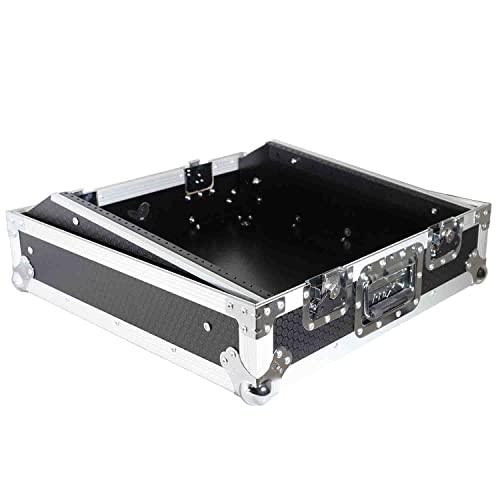 Prox T-Mc Top Load Rackmount Mixer Case For 19" Dj Mixer W/ 10U Top Slant #TOP7