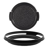 Materiale: il cappuccio è realizzato in lega di alluminio di alta qualità. È sottile (solo 14 mm di spessore) e leggero e resistente. La superficie esterna è trattata con finitura opaca e lo strato interno è rivestito con materiali speciali e filettato per controllare efficacemente il riflesso, con conseguente squisita fattura. Il copriobiettivo è realizzato in materiale plastico di alta qualità, è leggero e resistente.