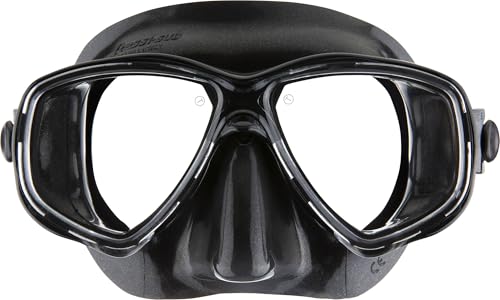 Máscara Cressi Marea de gran campo visual y tubo Mexico flexible unisex adulto