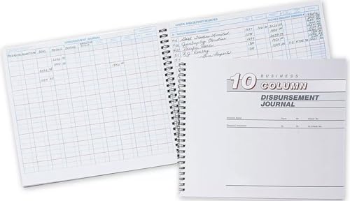 Disbursement Journal - 10 Column, 9 15/16