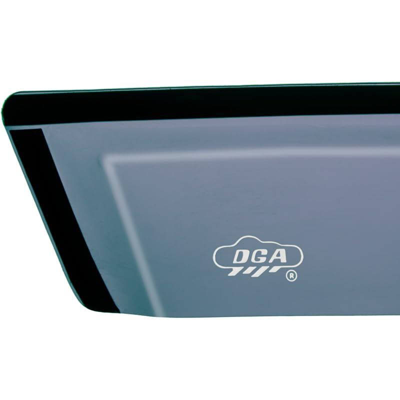 DGA Déflecteurs d'air Compatible avec DAF XF, XG, XG+, XD 2022- (2-pièces/Court), Gris fumé