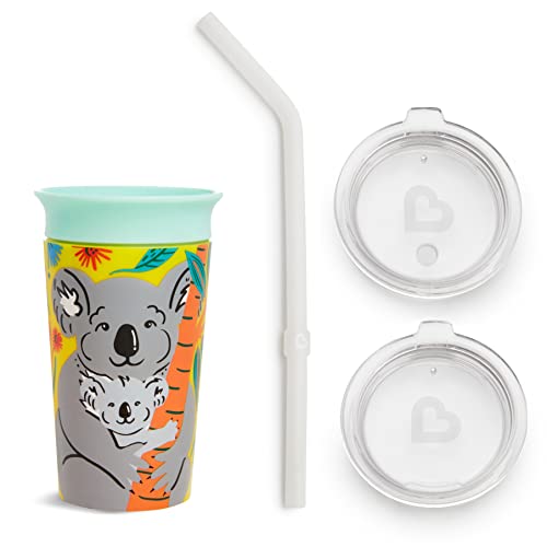 Image of Munchkin® Miracle® 360 WildLove Sippy Cup, 9 Ounce, Koala and 3pc Sipper and Straw Lid