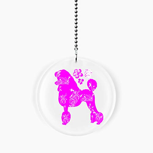 Image of Pink Poodle Silhouette Fan /Light Pull