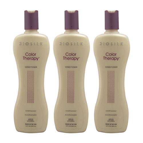 Color Therapy Conditioner by Biosilk for Unisex - 12 oz Conditioner - (Pack of 3)