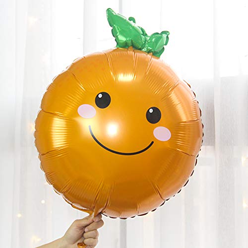 Gihoo 8Pcs Fruit & Vegetable Aluminum Foil Balloons For Party Decoration Fruit Birthday Aluminum Foil Helium Balloon For Summer Party Wedding Birthday Baby Shower Party Supplies #TOP6