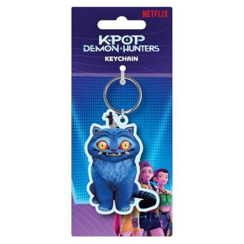 Porte-clés K-Pop Demon Hunters (Derpy & Sussie) en PVC, produit sous licence officielle K Pop Demon Hunters, cadeau de collection, accessoire de style de vie pour l'école, la maison, le bureau ou les