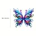 2 pcs Colorful and Vivid Butterflies Funny Car Bumper Sticker,6 Inch Vinyl Decal, Waterproof,Die-Cut for Cars,Windows,Laptops - Colorful